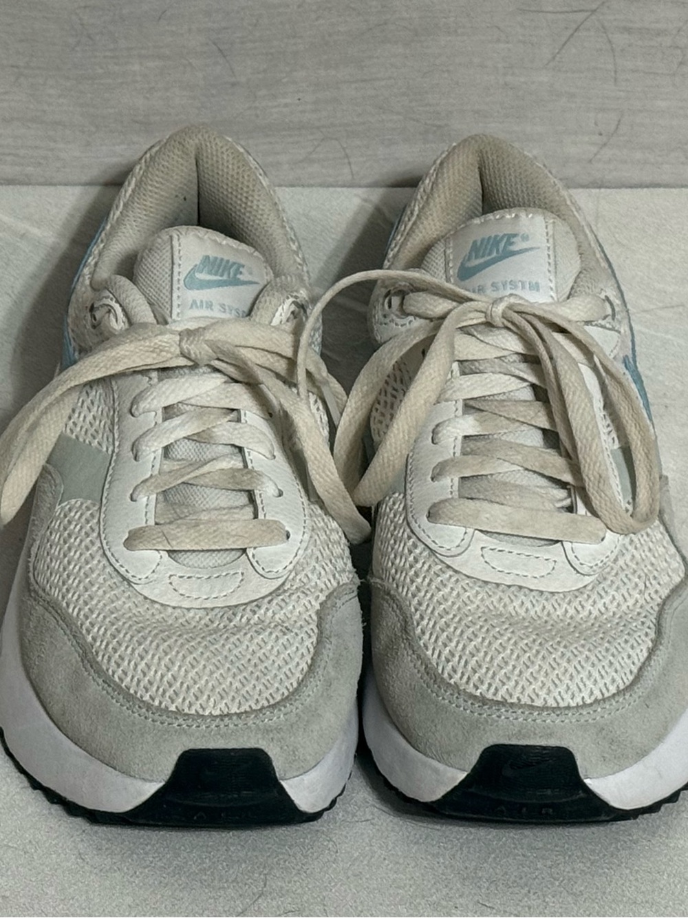 Nike Air Max SYSTM Ocean Bliss White Sneakers Women’s 8.5